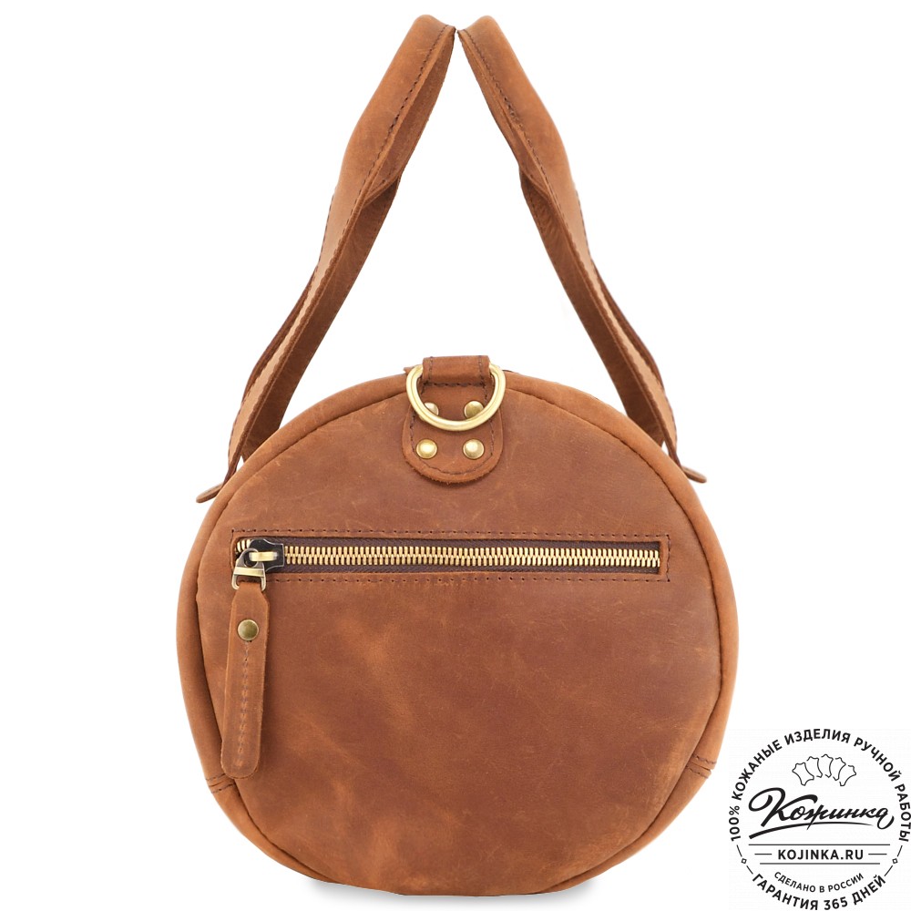  Кожаная сумка "Тайлер" (коричневый крейзи) 